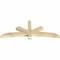 Ekena Millwork Alberta Rough Sawn Timber Gable Bracket, Douglas Fir, 72"W x 27"H x 4"D x 4"F, 9/12 Pitch GBW072X27X0404ALB00RDF - alternate 2